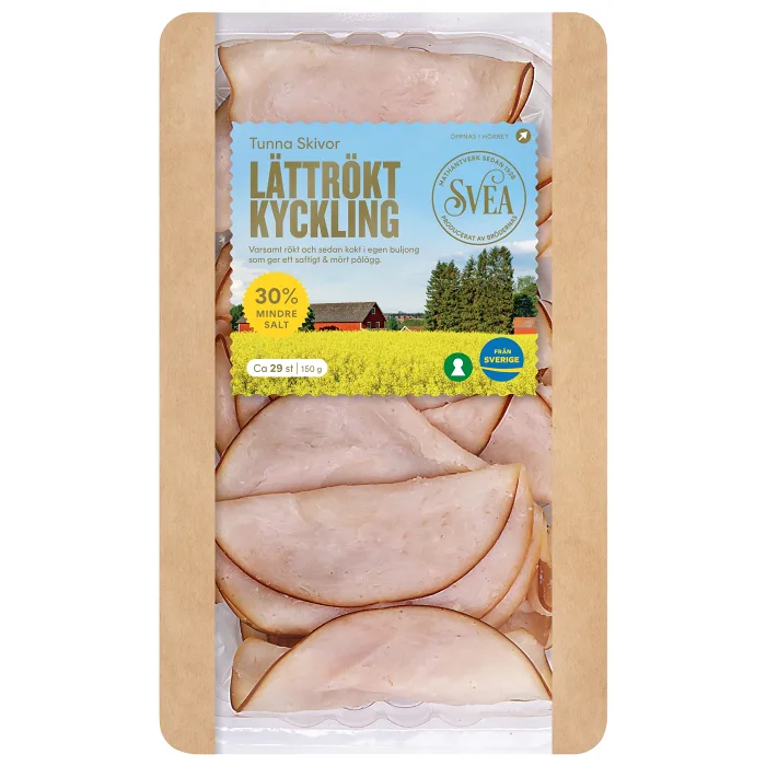 Kyckling Lättrökt 150g Svea