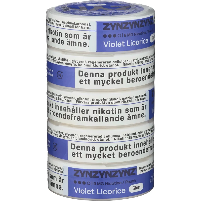 Violet/Licorice Slim S3 5xStock Zyn