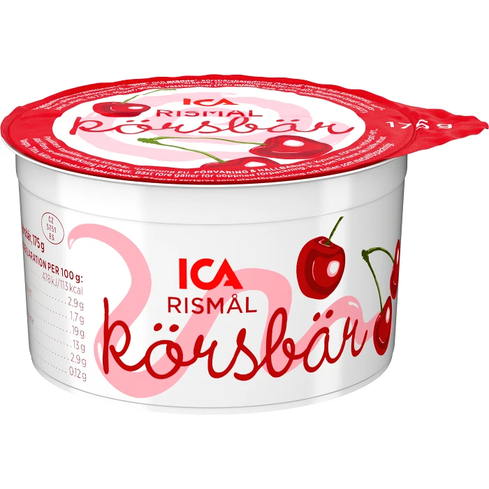 Rismål Körsbär 2,9% 175g ICA