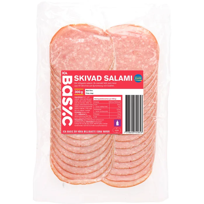 Salami 300g ICA Basic
