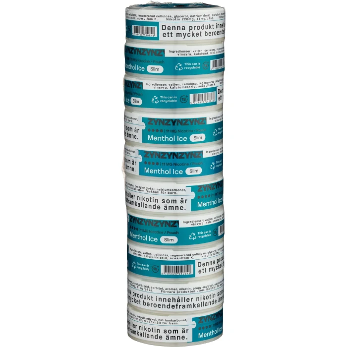 Zyn Menthol Ice Slim 11mg S4 Stock