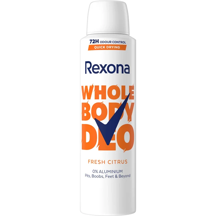 Deodorant All Body Fresh Citrus Spray 150ml Rexona