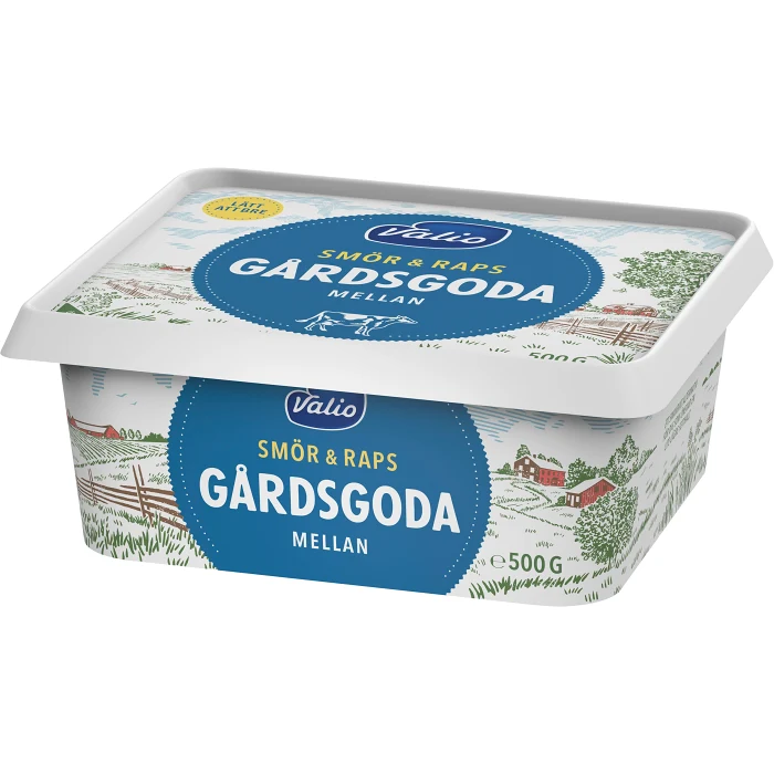 Smör Gårdsgoda Mellan Normalsaltat 57% 500g Valio
