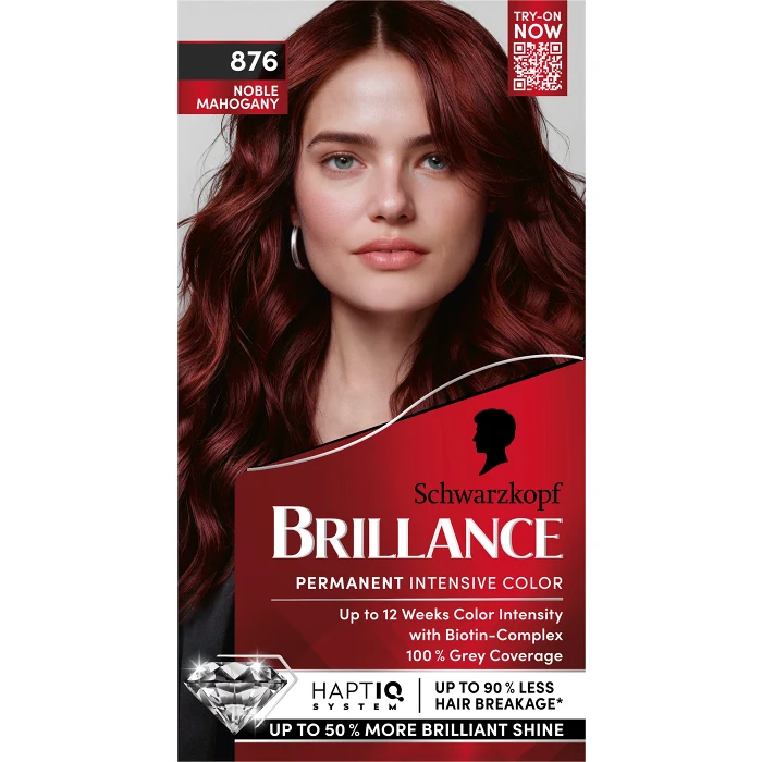 Hårfärg 876 Noble Mahogony 1-p Brillance Schwartzkopf