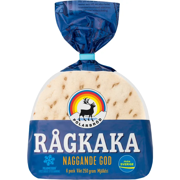 Rågkaka 6-p 250g Polarbröd