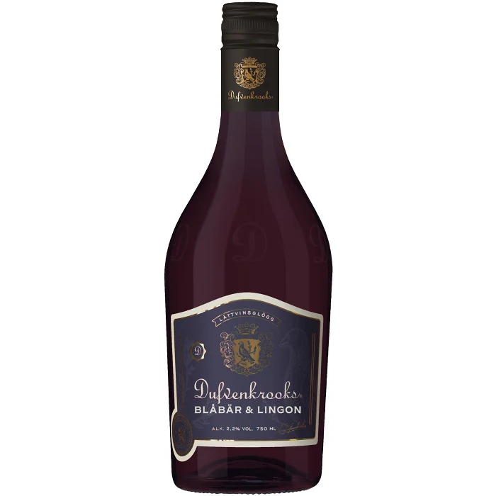 Glögg Blåbär/Lingon 2.2% 75cl Dufvenkrooks