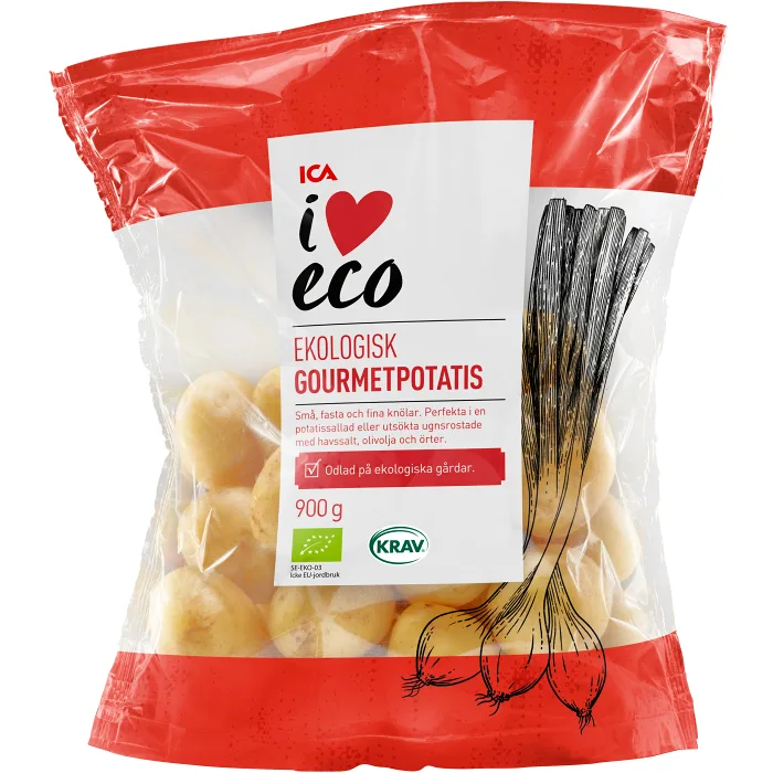 Gourmetpotatis Ekologisk 900g Klass 1 ICA I love eco