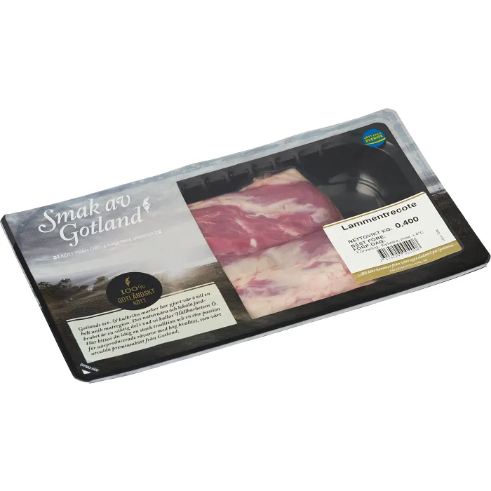 Lammentrecôte Färsk ca 400g Smak av Gotland