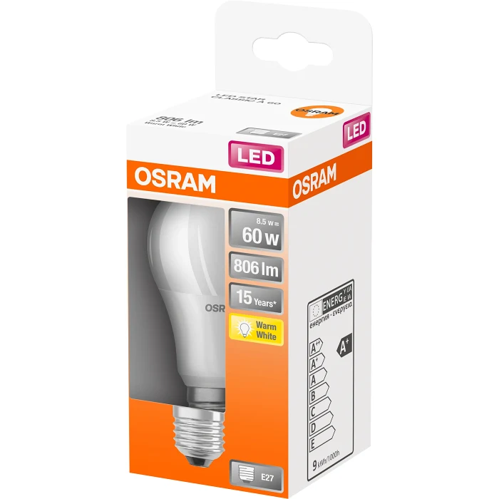 LED Normal E27 806lm(60W) Matt Osram