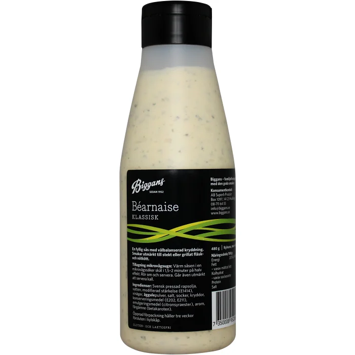Bearnaise Klassisk 480g Biggans