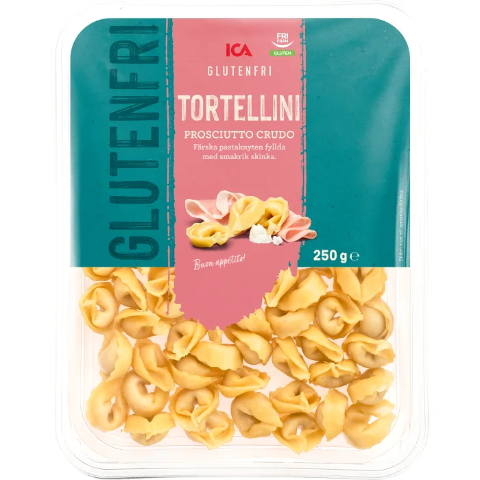 Pasta Tortellini Prosciutto Crudo Glutenfri Färsk 250g ICA