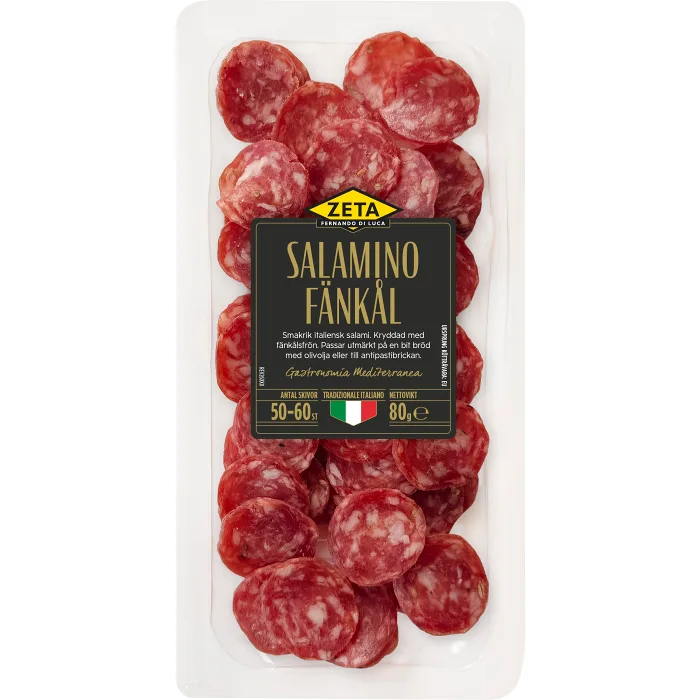 Salami Fänkål 80g Zeta