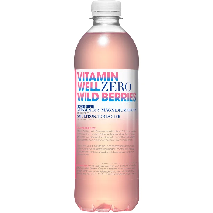 Vitamindryck New Zero 50cl Vitamin Well