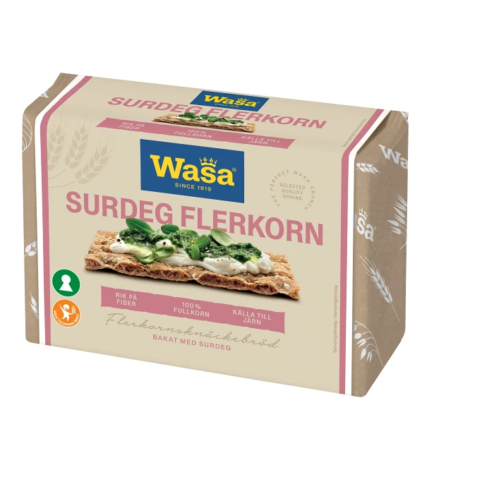 Knäckebröd Surdeg Flerkorn 275g Wasa
