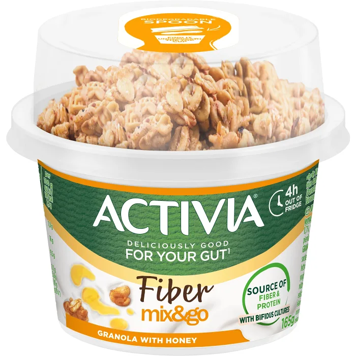 Granola Mix & Go Honung 2,2% 165g Activia