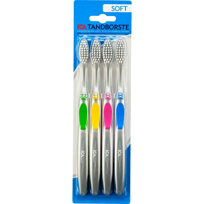 Tandborstar Mjuk 4-p ICA