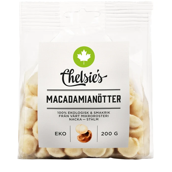 Macadamianötter Ekologisk 200g Chelsie's