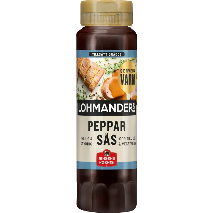 Pepparsås 250ml Lohmanders
