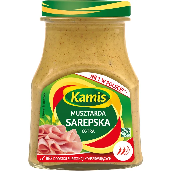 Senap Sarepska 185g Kamis