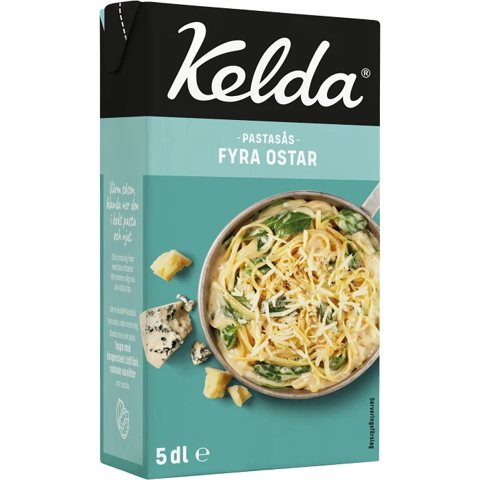 Pastasås Fyra Ostar 5dl Kelda