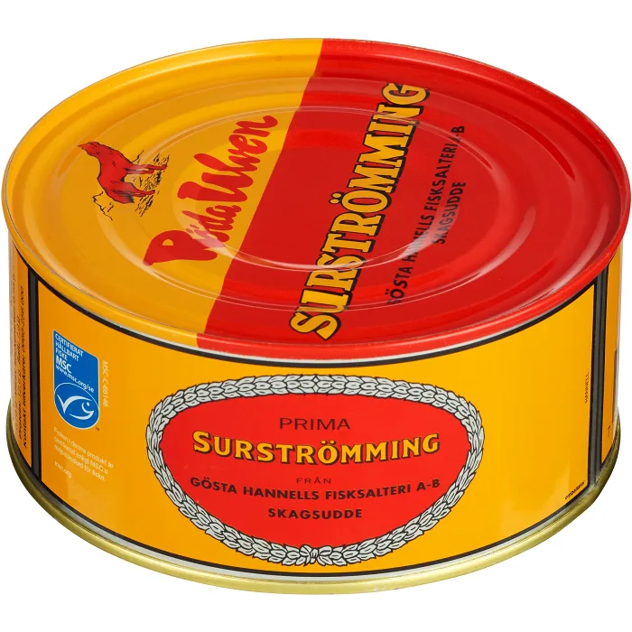 Surströmmingsburk 650g Röda Ulven