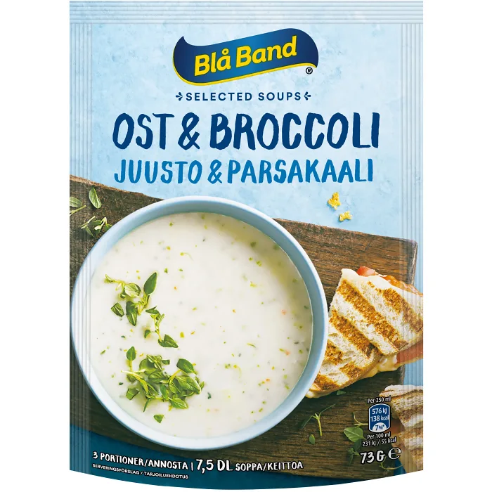 Ost Broccolisoppa 73g Blå Band