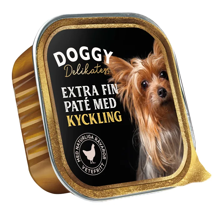 Hundmat Delikatesspaté Kyckling 150g Doggy Delikatess