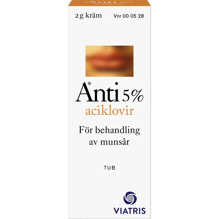 Kräm Mot Munsår 2g Anti