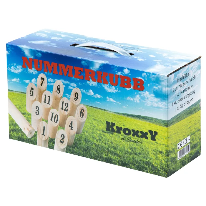 Nummerkubb i box Kroxxy