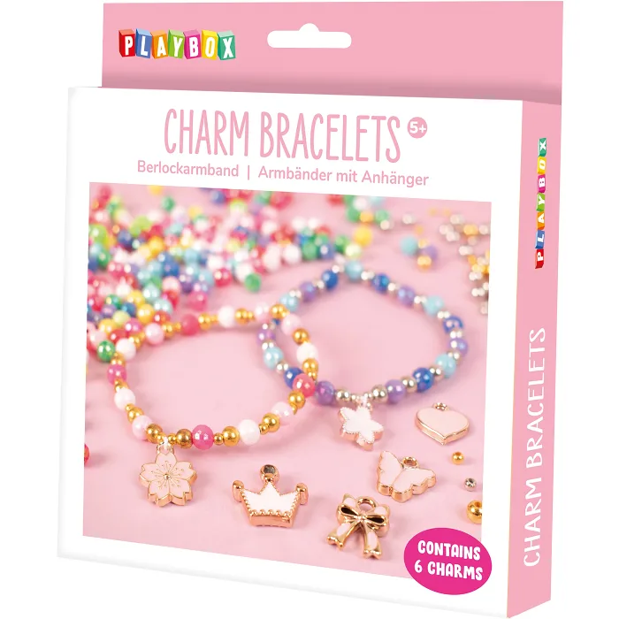 Pysselset Charm Bracelets Playbox