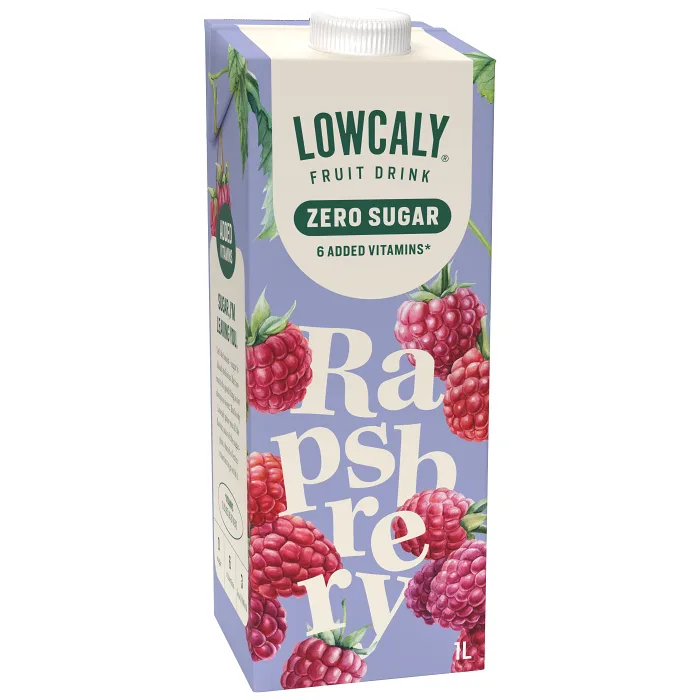 Fruktdryck Raspberry Sockerfri 1l NJIE