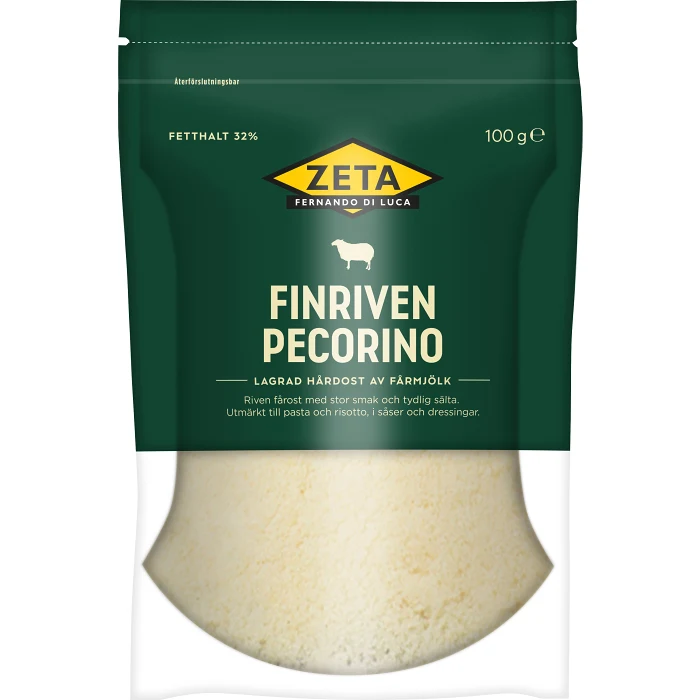 Pecorino Färskriven 100g Zeta