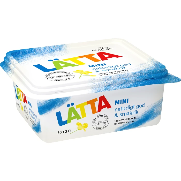 Margarin Mini växtbaserat 30% 600g Lätta