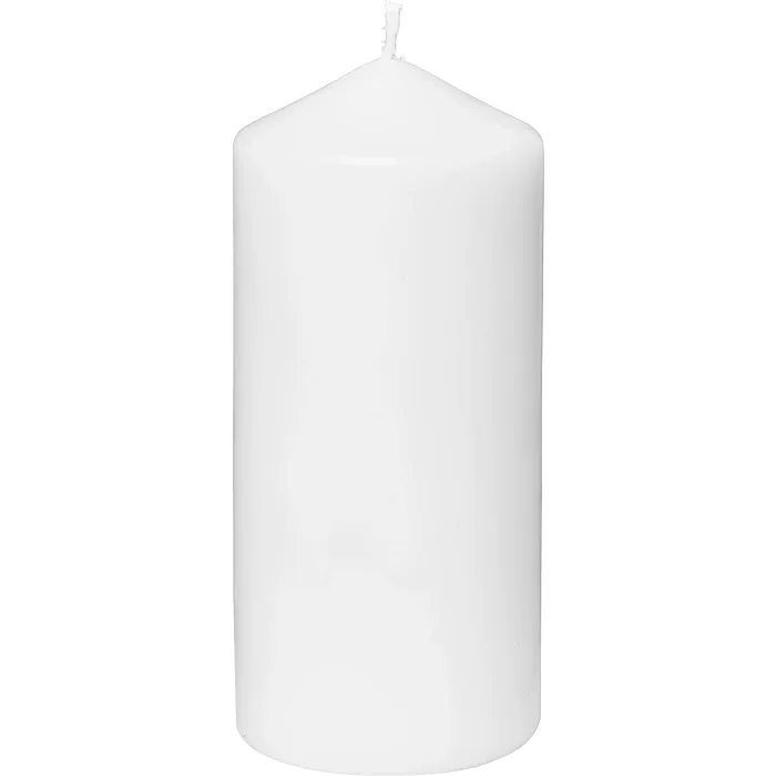 Blockljus vit H15cm ICA