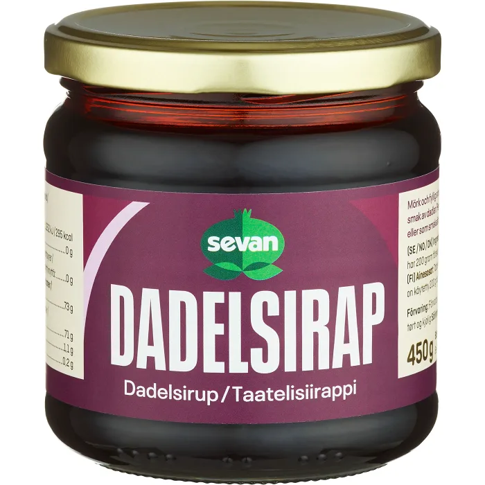 Dadelsirap 450g Sevan