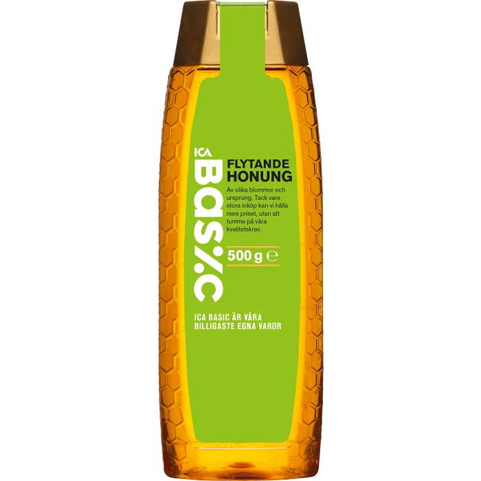 Flytande honung 500g ICA Basic