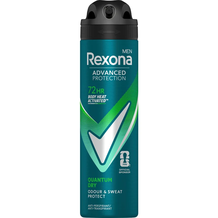 Deodorant 72h Advanced Protection Quantum Dry Spray 150ml Rexona