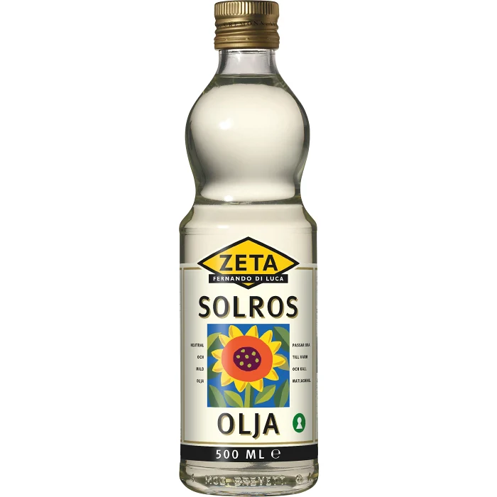 Solrosolja 500ml Zeta