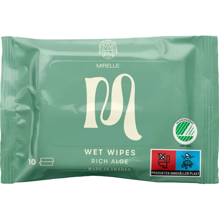 Våtservetter Rich Aloe 10-p Mirelle