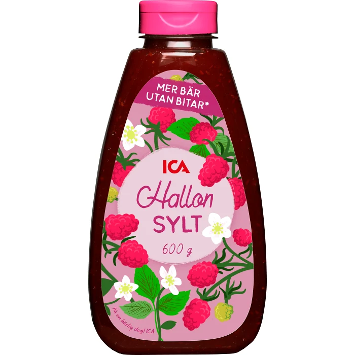 Hallonsylt 600g ICA