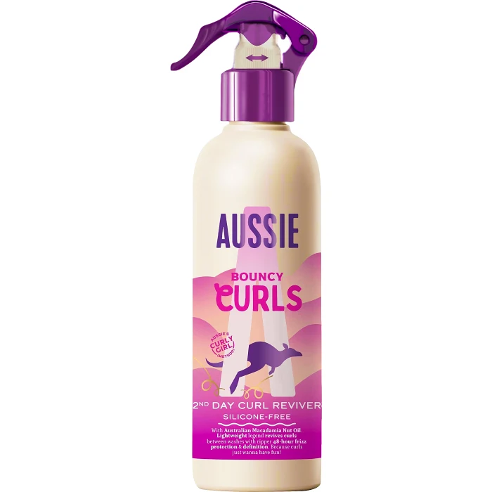 Hårspray Bouncy Curls 2nd Day Reviver 200ml Aussie