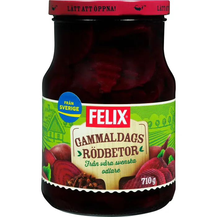 Rödbetor Gammaldags 710g Felix