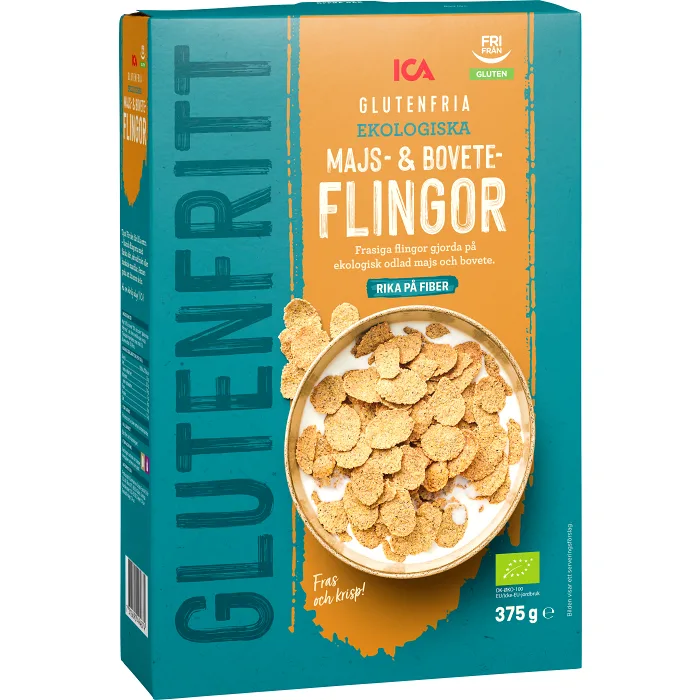 Bovetflingor Glutenfria Ekologiska 375g ICA
