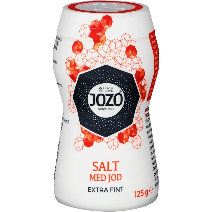 Bordssalt Extra fint med jod 125g Jozo
