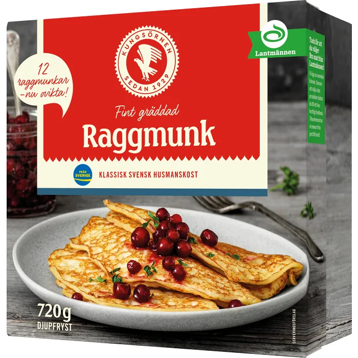 Raggmunk Fryst 720g Kungsörnen