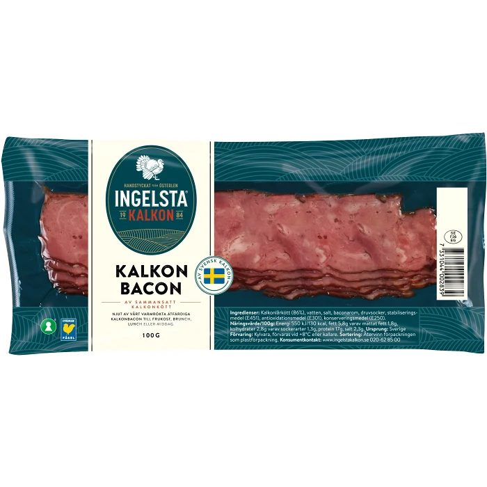 Kalkonbacon 100g Ingelsta