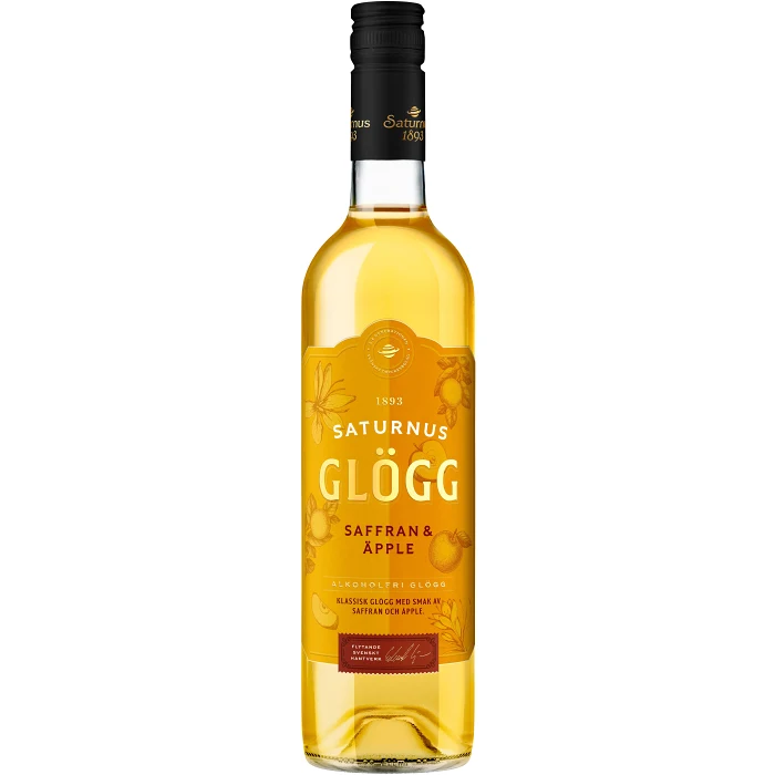 Glögg Saffran & Äpple 50cl Saturnus 1893