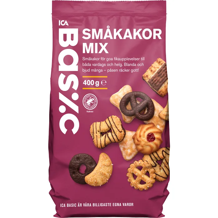 Småkakor Mix 400g ICA Basic