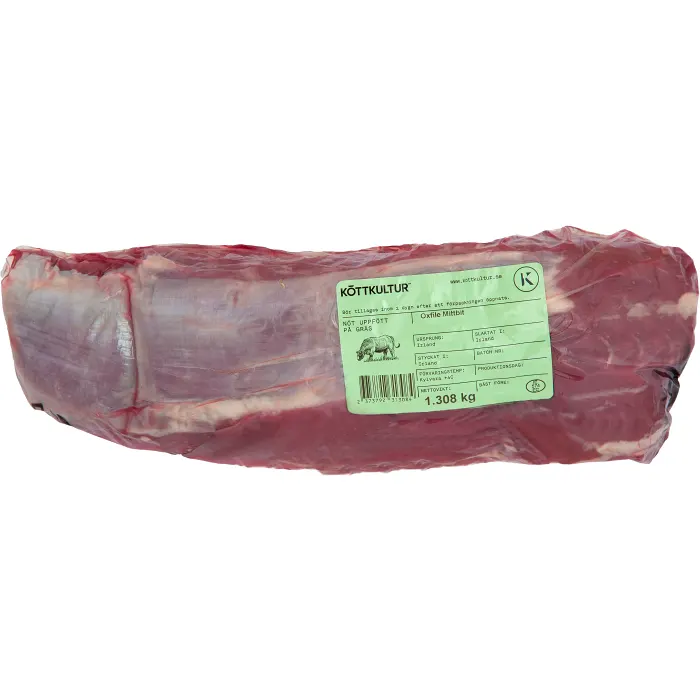 Oxfile Färsk Mittbit ca 1,3kg Köttkultur