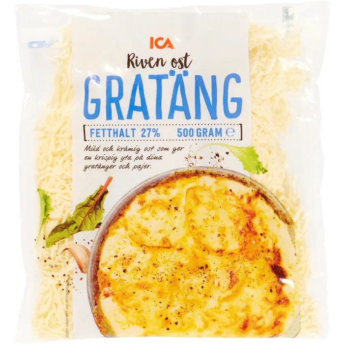 Gratängost Riven 500g ICA